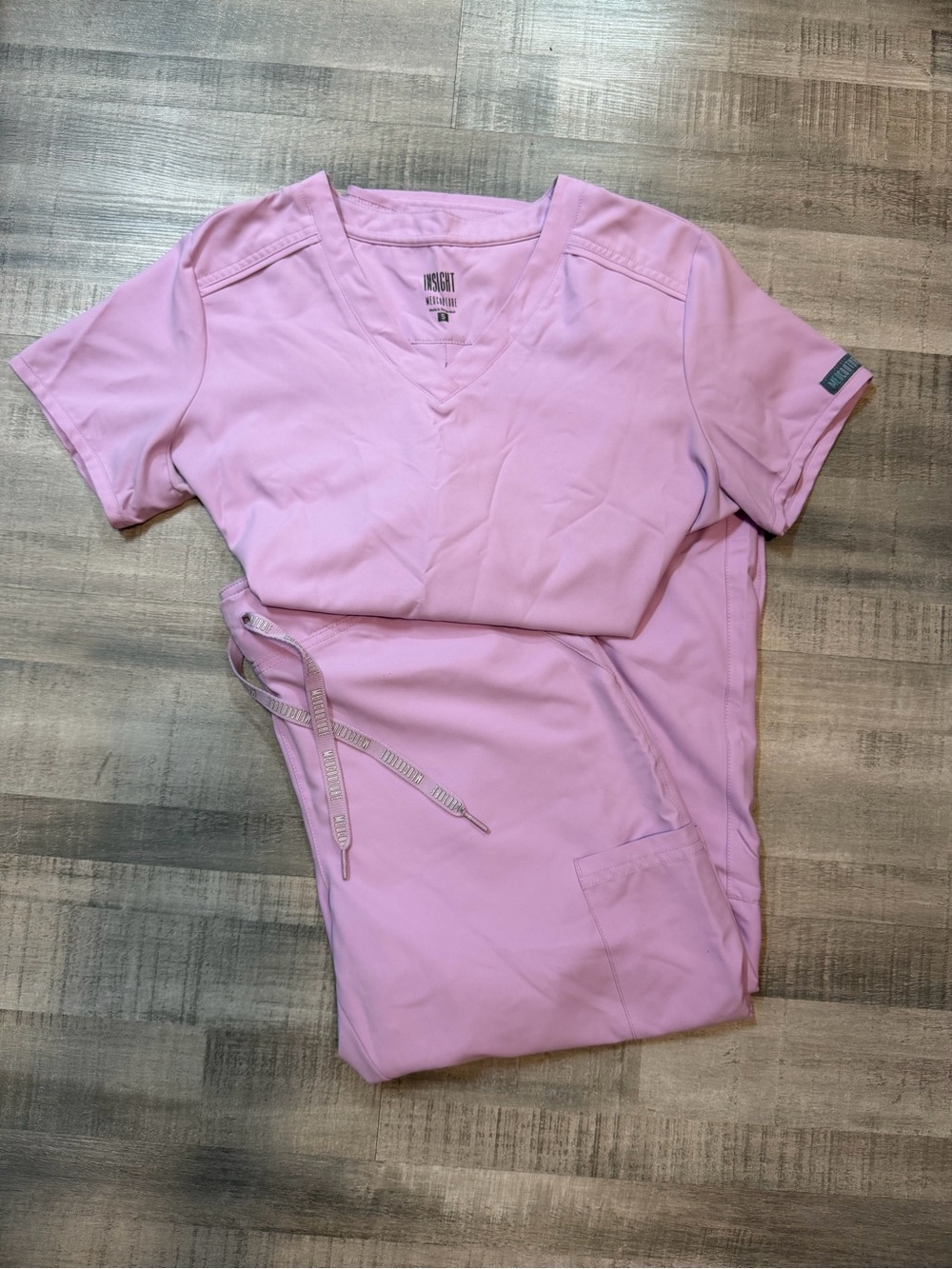 Purple Scrub Set Womens Nurse Medical Med Couture